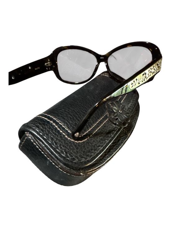 Brighton “Mira Flor” Vintage Black Sunglasses w/Silver Accents& AfterMarket Case main image 4